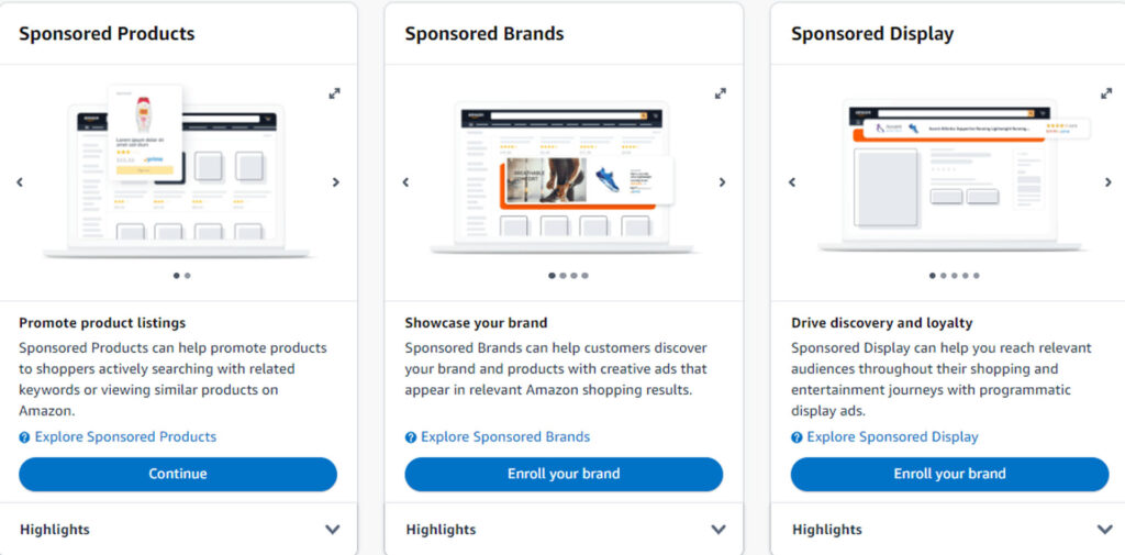 Here's a Diagram illustrating different Amazon PPC campaign types and where they appear on the platform.